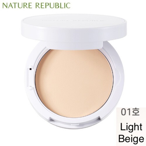 NATURE REPUBLIC Nature Origin Cover Two Way Pact SPF30 PA++ 9g #01 #Light Beige - Picture 1 of 4