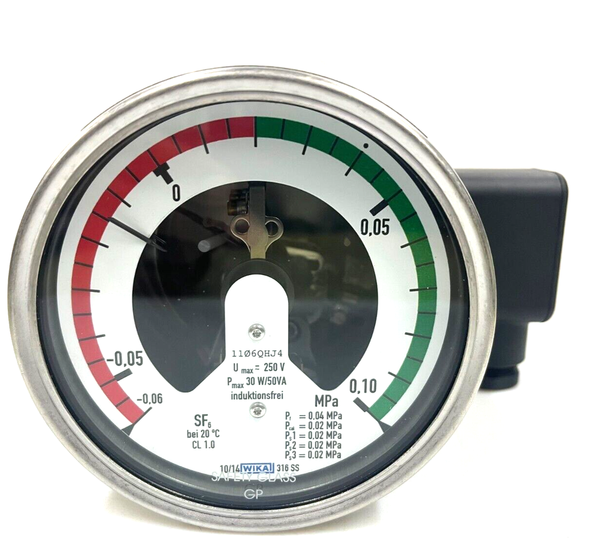 WIKA Type Cont SF6 Gas Density Monitor with