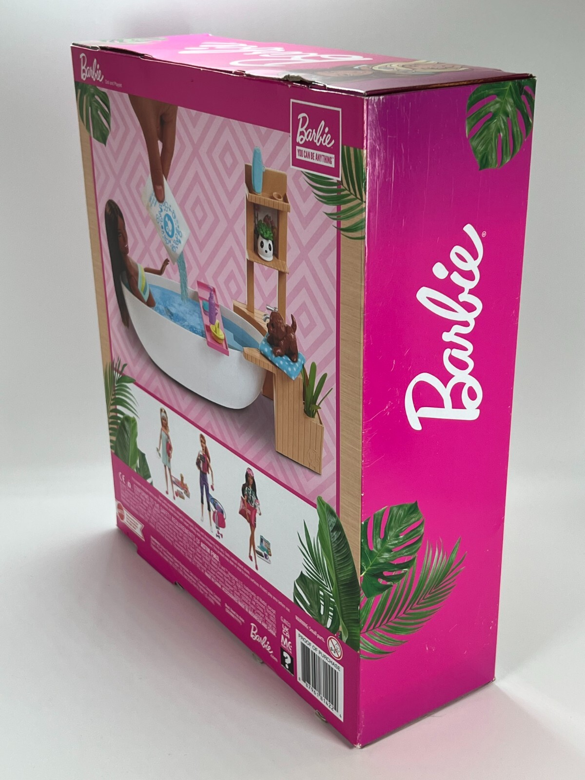 Barbie Fizzy Bath Doll and Playset, with Tub, Fizzy Powder