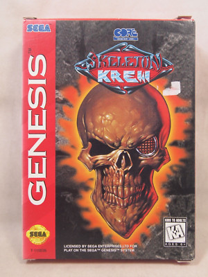 Skeleton Krew (SEGA Genesis) Authentic CARDBOARD BOX ONLY
