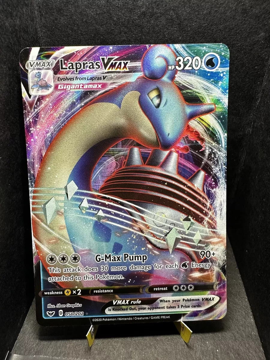 Carta Pokémon Lapras Vmax Espada E Escudo