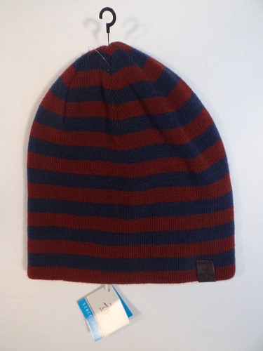 Blue Knit Beanie Skull Cap Mens 