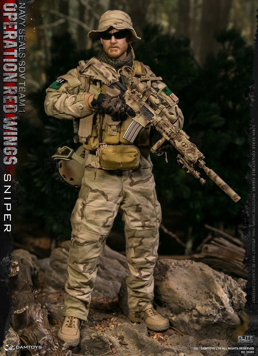 DAMTOYS 78085 NAVY SEALS SDV TEAM 1 Sniper Operation Red Wings 1/6