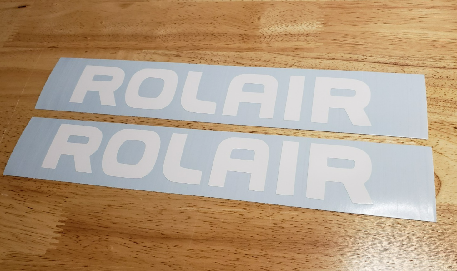 ROLAIR air compressor decals Stickers Gloss WHITE 10