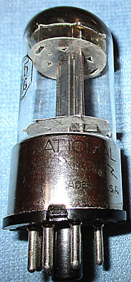 1 NOS National Union VT-94D 6J5GT/G Vacuum Tube 3-Mica Triode for Radios Amps