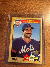 1987 Topps Baseball # 595 NL All Star Keith Hernadez 1st Base