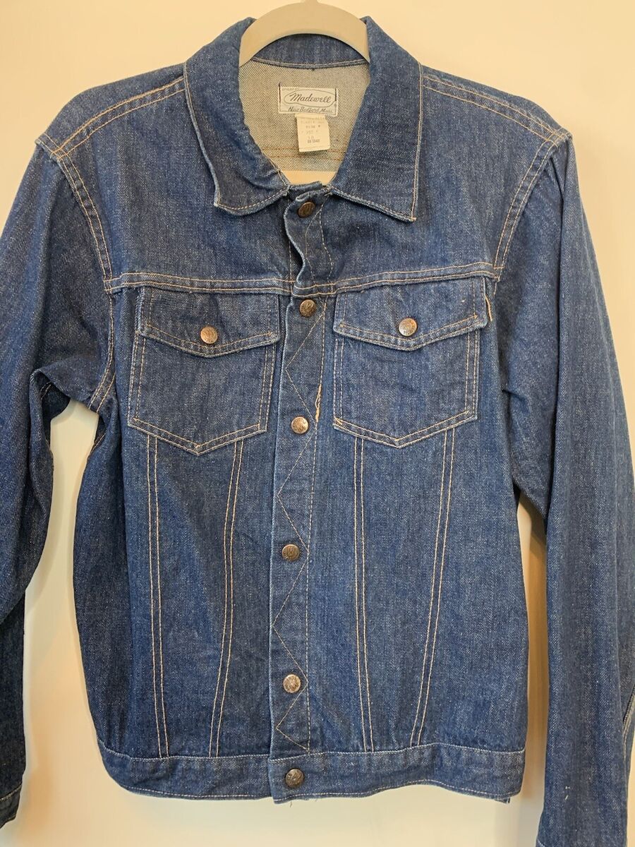 Vintage 60's MADEWELL Denim Jacket Men's 38 Denim Jacket Vintage 60's MADEWELL Denim Jacket Men's 38 Denim Jacket