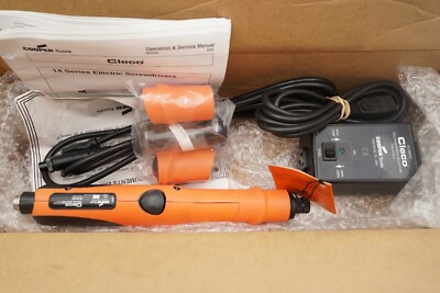 CLECO 14 Series Plug in Electric Screwdriver 14E2CA03Q Full Kit Cooper Tools NEW