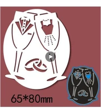 Metal Cutting Dies Creative Ring Goblet DIY Scrapbooking Photo Album Embossing 