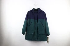 Deadstock Vintage 90s Streetwear Womens 2XL Color Block Lined Winter Jacket