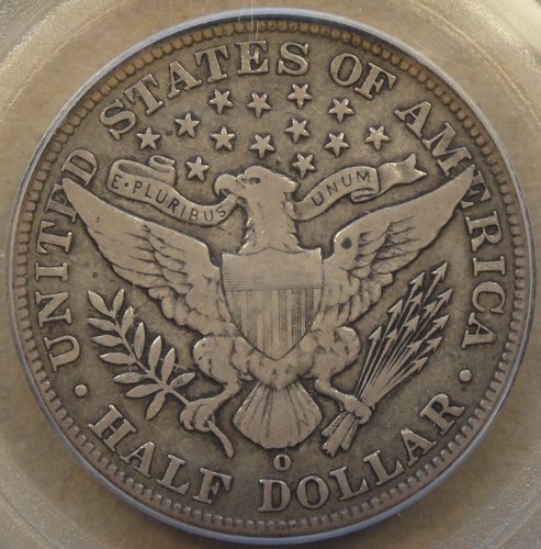 1903-O Barber Half Dollar 50c PCGS Certified VF30 - Picture 2 of 4