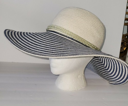 MAGID HATS Navy Blue Ivory White 