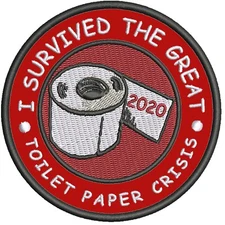 BIOHAZARD SYMBOL EMBROIDERED PATCH IRON / SEW-ON TOXIC WARNING DANGER APPLIQUE