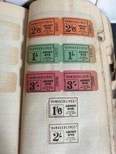 1933 Ulmer "Damaged Lives" movie tickets unused - RARE (6)