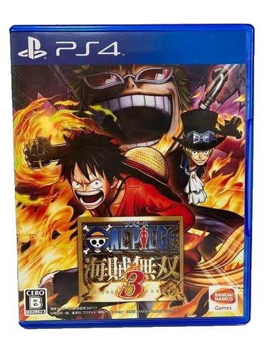 PS3 One Piece Pirate Warriors 1 2 3 Lot 4 Playstation3 Game Japan