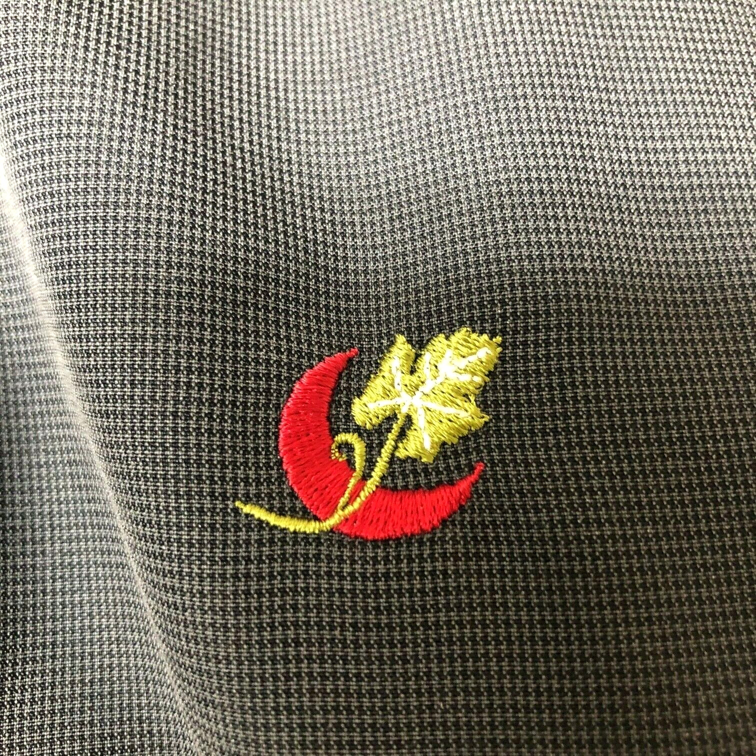 ZERO Restriction Golf Pullover Men M Gray USA Red… - image 4