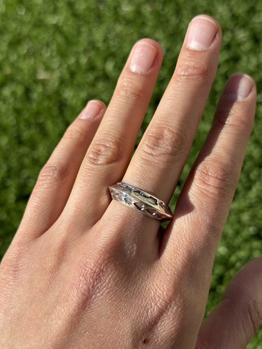 ◆STONEHENgE◆ Polaris Silver Ring SA24A87N Mens Sunshine Reeves 925 Sterling Silver Arrow Heart Stamped