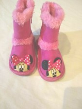 Size 3 Minnie Mouse Girl Pink Boots