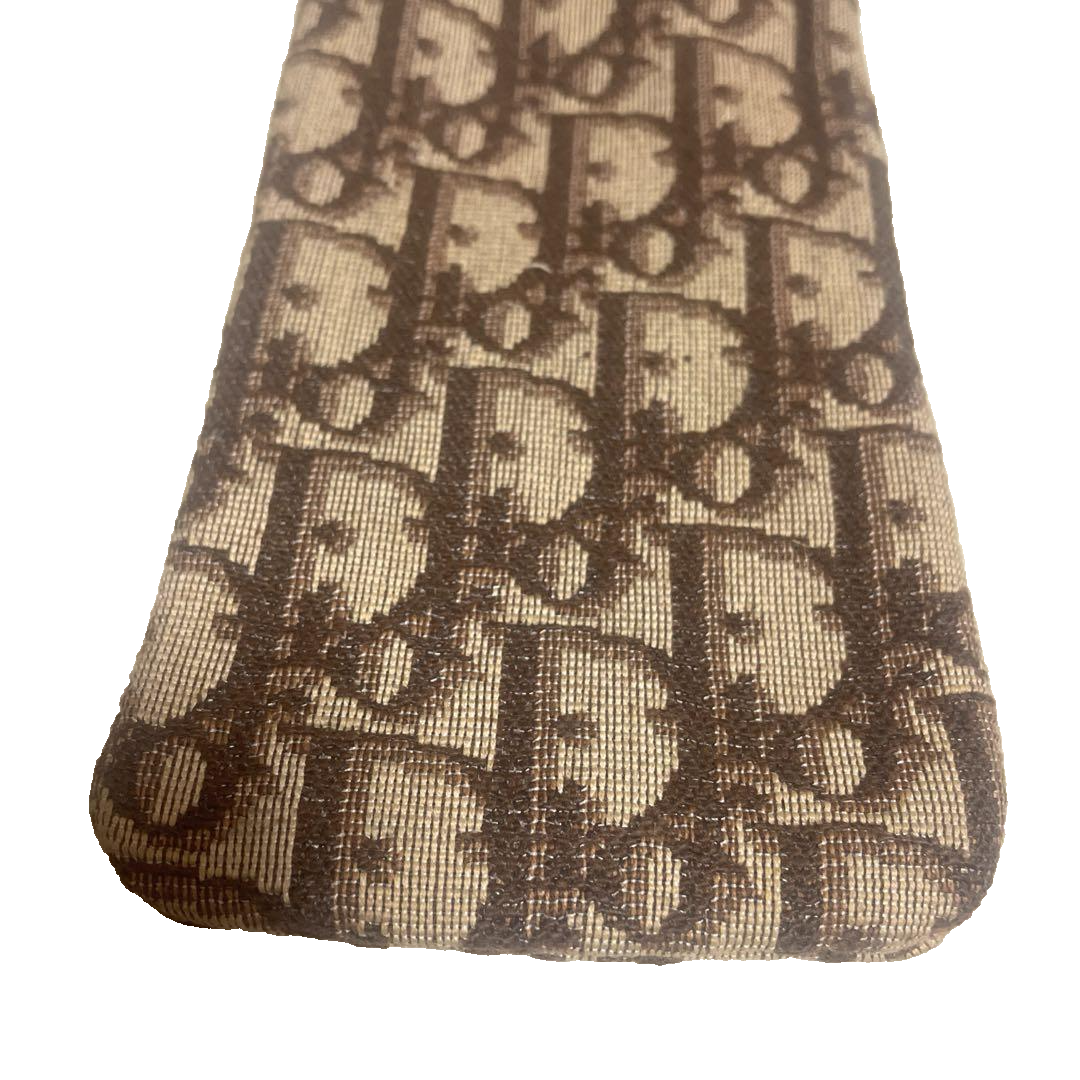 Christian Dior Sunglasses Case Trotter Oblique Pattern Vintage