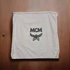 MCM Kleidung Kordelzug Staubbeutel weiß