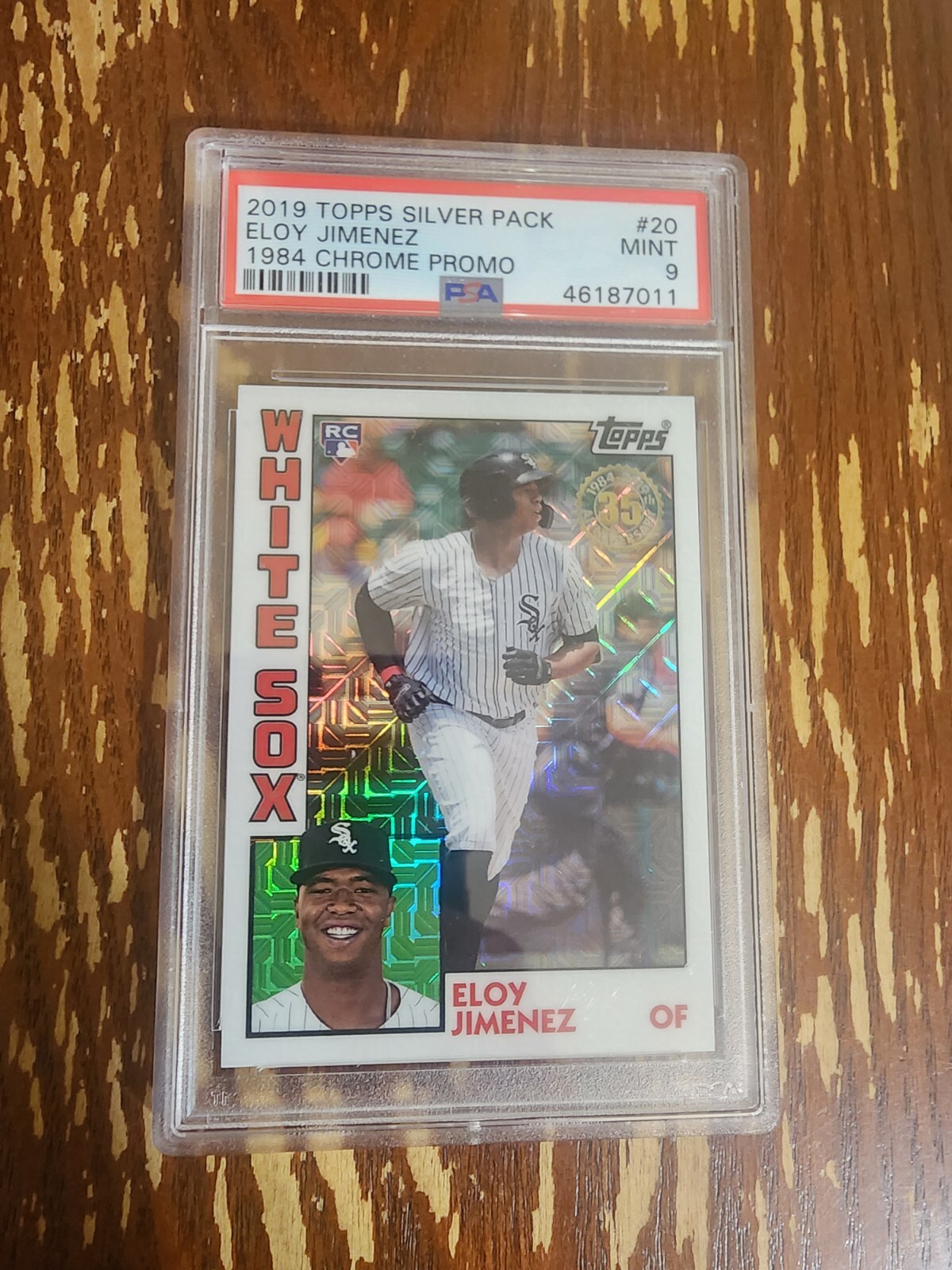 2019 Topps Silver Pack #T84-20 Eloy Jimenez 1984 Mojo RC PSA MINT 9.