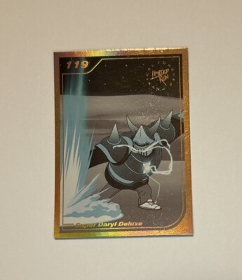 Limited Run  Games Trading Card Series 2 *RARE* Super Daryl Deluxe (GOLD)