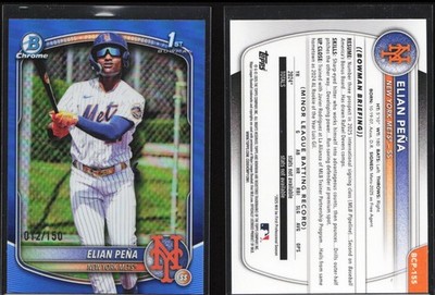 2025 Topps Bowman Chrome 1st True Blue Refractor 12/150 #BCP-155