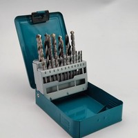 Makita® Bohrer-Satz D-46202, 18-Teilig,Spiralbohrer, Holz-, Metall- Steinbohrer