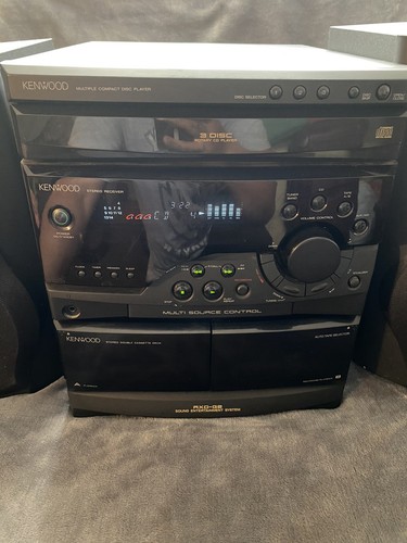 VTG 1996 Amplifier Stereo KENWOOD RXD-G2 3 CD Changer, Dual Tape Deck ...