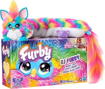 DJ Furby Interaktives Plüschtier - Musik, Licht & Spiele - 5 Modi, 1.000+ Spiele