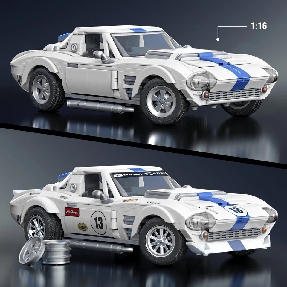 Mattel Brick Shop & Hot Wheels Corvette Grand Sport (New/Sealed) - Image 2 of 4