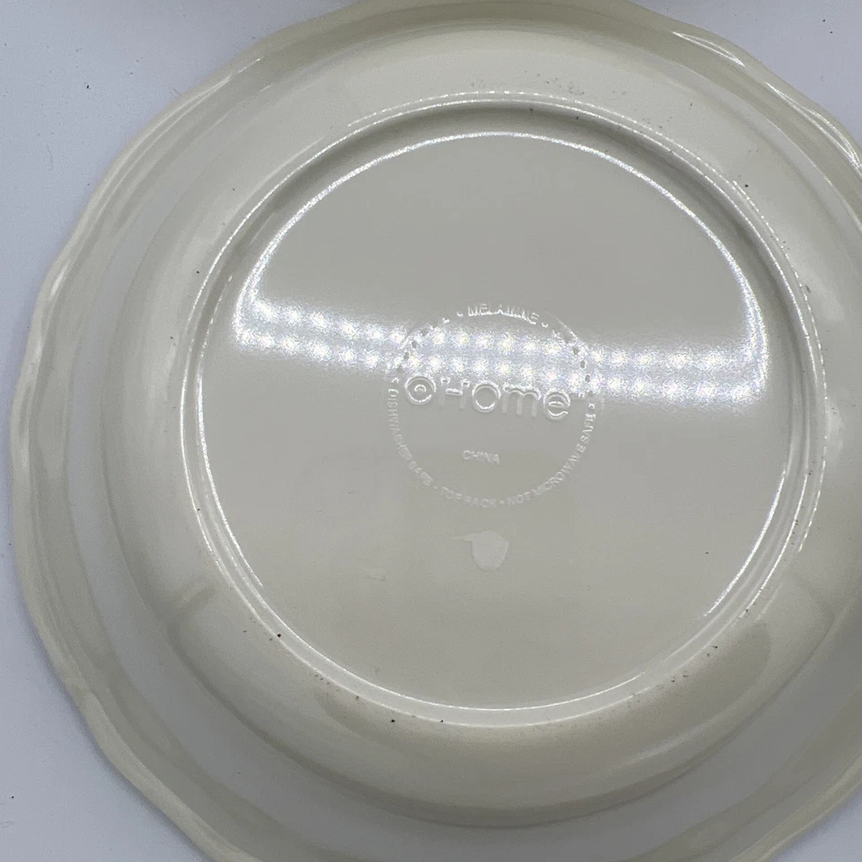 Target Home Cuencos de Melamina Púrpura Blanco Cuadros ~ Fondo Beige ~ Juego de 5 ~ Usados en Excelente Condición Foto 4 de 4