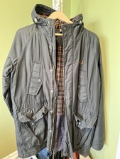 Fred Perry Mens Parka Coat, Medium (M), Green