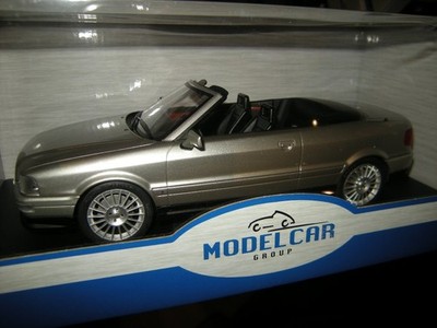1:18 ModelCar Group Audi 80 Cabrio 1991-1994 silver/silber in OVP