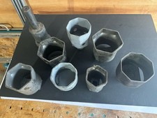 Set Of 8 OTC BWP Ken Tools Wheel Bearing Locknut Sockets