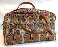 Jane Shilton Weekend Bag Medium Size Pink Beige & Tan L 49cm Good Condition