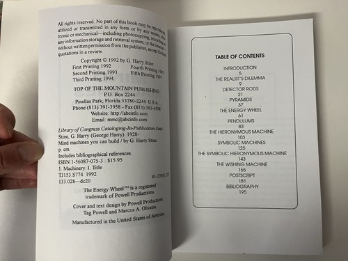 Mind Machines You Can Build by G. Harry Stine 1997 Trade Paperback VERY GOOD - 第 8/9 張圖片