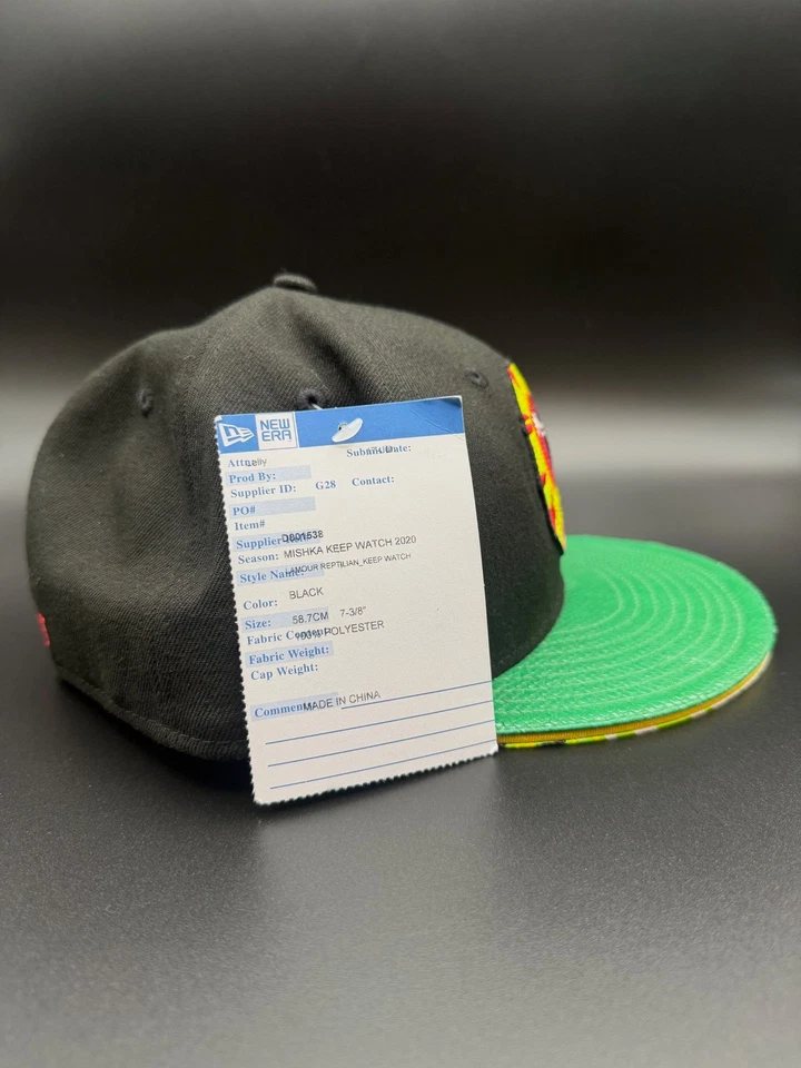 Reloj Mishka Lamour Reptilian Keep 2020 New Era Sombrero Ajustado 7 3/8 Muestra Nuevo Foto 4 de 4