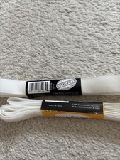 Stay Put Sew-On Tape Hook & Loop Fastener- 3/4" x 1 Yard White Color Lot of 2