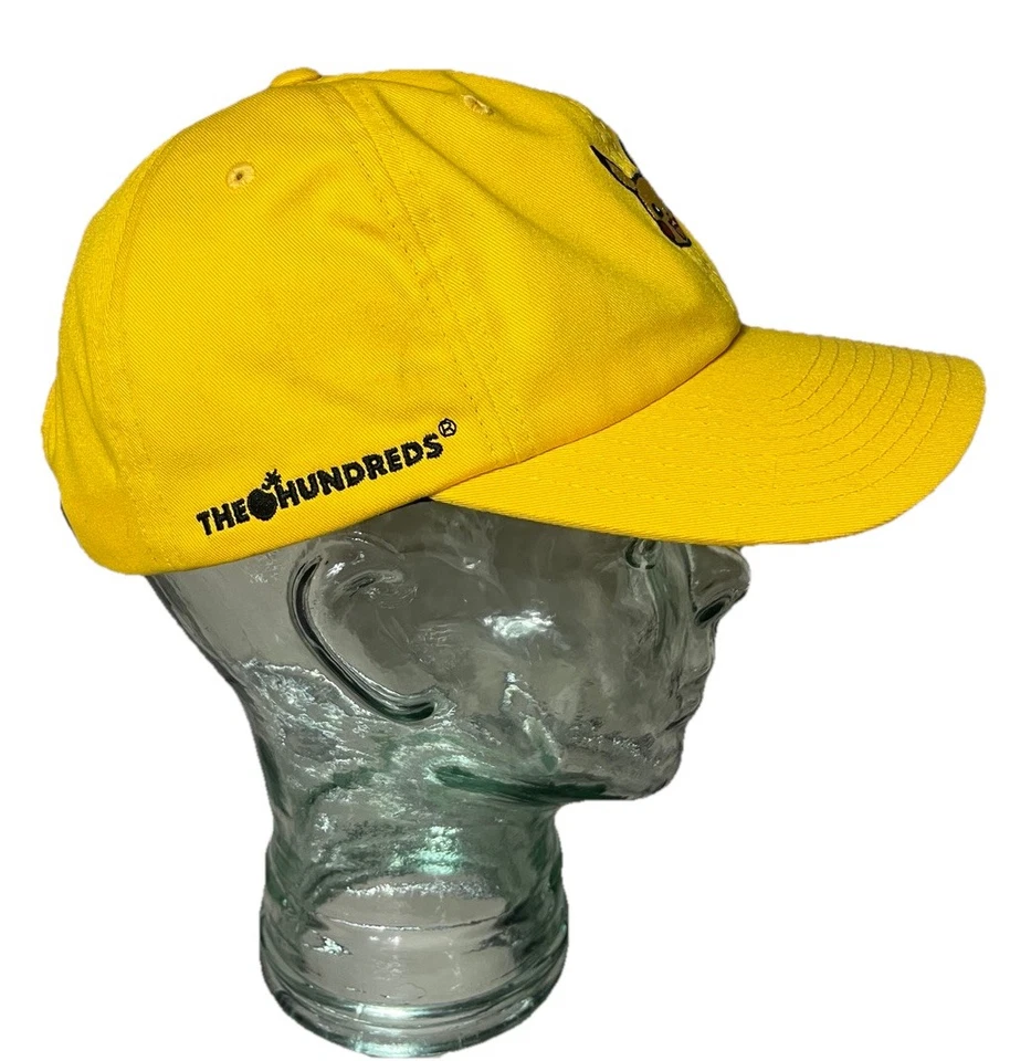 The Hundreds x Pokemon Pikachu Sombrero con Correa Nuevo con Etiquetas Amarillo Raro Foto 3 de 4