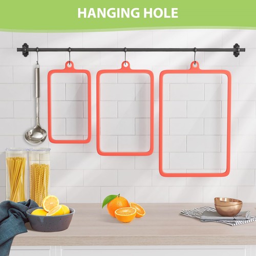 3Pcs Tempered Glass Cutting Boards for Kitchen, Glass Cutting Board Set (10"x... - Picture 8 of 9