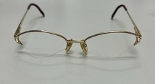 Christian Dior Vintage Glasses Frame Mod CD 2979 70B Gold Metal half Rim Oval