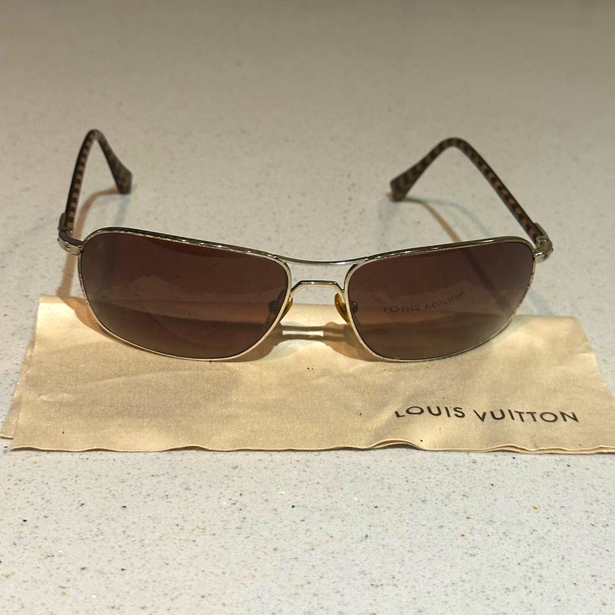 Louis Vuitton Brown Sunglasses for Men for sale | eBay