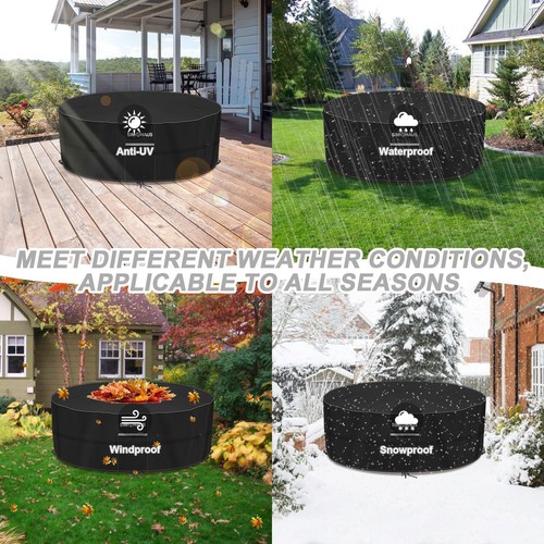 Garden Table Covers Waterproof Round Thermal Hot Tub Cover SPA Covers for Hot Tu - Picture 6 of 8