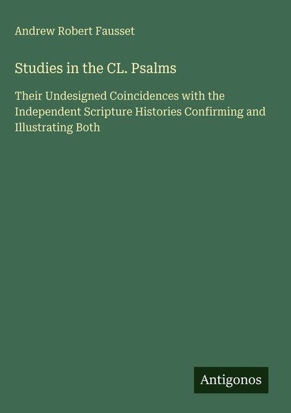 Andrew Robert Fausset | Studies In The Cl. Psalms | Buch | Englisch (2025)-image