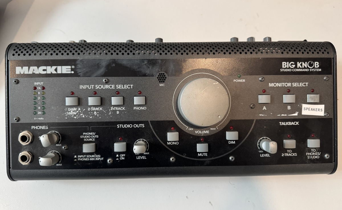 Mackie Big Knob Studio Command System Audio Control Center | eBay