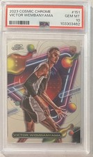 2023 TOPPS COSMIC CHROME #151 VICTOR WEMBANYAMA ROOKIE RC PSA 10 GEM MINT