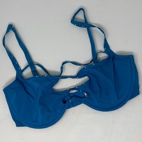 Agent Provocateur Liza Turquoise Blue Bra 36DD