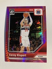 Corey Kispert 2024-25 Panini Donruss Optic Pink Hyper Prizm #183 Wizards