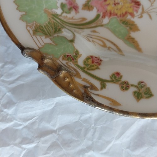 2 Antique J Pouyat JP Limoges Porcelain Floral Gold Trim Salad Plates 7-3/8" - Picture 12 of 20